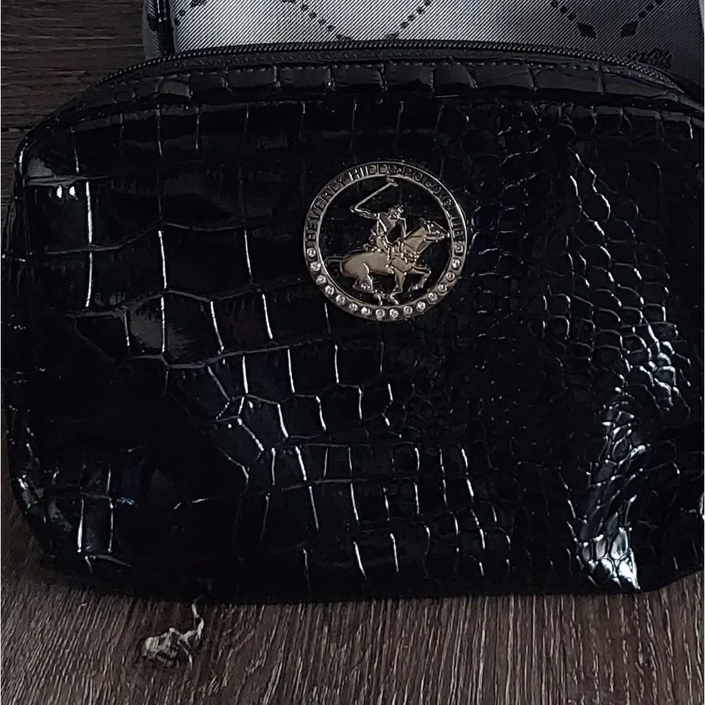 New Beverly Hills Polo Club Travel Cosmetic Bag Set